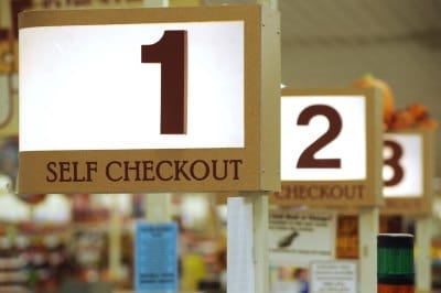 Self Checkout Placas