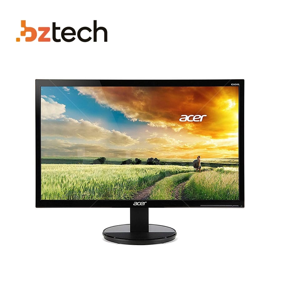 Monitor 23.6 Polegadas Acer V246HQL Full HD - VGA, DVI e HDMI | Bz
