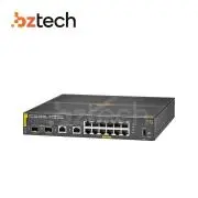 Switch HPE Aruba CX 6100 JL679A Gerenciável - 12 Portas Gigabit PoE (139W) e 2 Portas SFP+