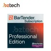 Software BarTender Professional (5 Impressoras) - Licença Subscription de 1 Ano Software BarTender Professional (5 Impressoras) - Licença Subscription de 1 Ano