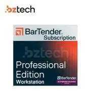 Software BarTender Professional Workstation - Licença Subscription de 1 Ano Software BarTender Professional Workstation - Licença Subscription de 1 Ano