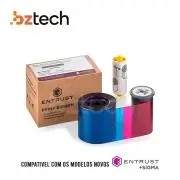 Ribbon Original Datacard Entrust Colorido para Impressora Sigma DS2 e Sigma SD260 - YMCKT 500 Impressões