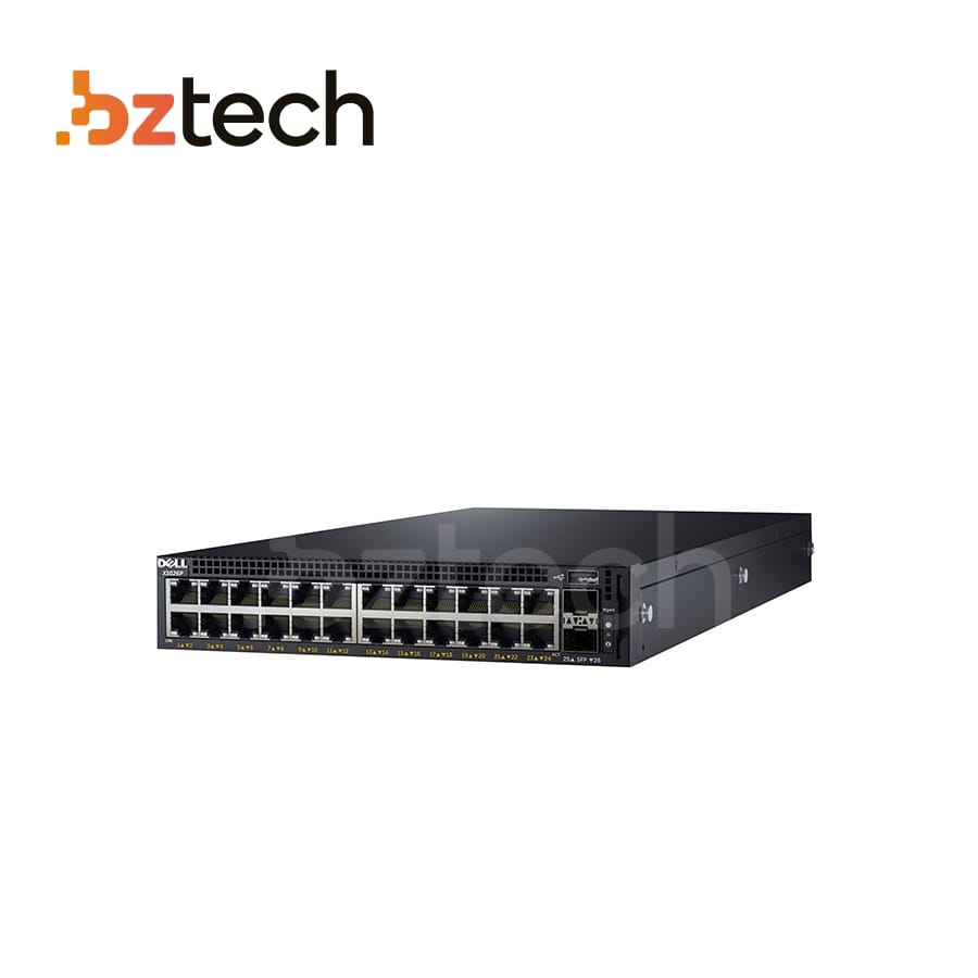 Switch Dell X1026P Gerenciável PoE+ 24 Portas Gigabit e 2 Portas