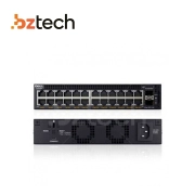 Switch Dell X1026P Gerenciável PoE+ 24 Portas Gigabit e 2 Portas SFP Switch Dell X1026P Gerenciável PoE+ 24 Portas Gigabit e 2 Portas SFP
