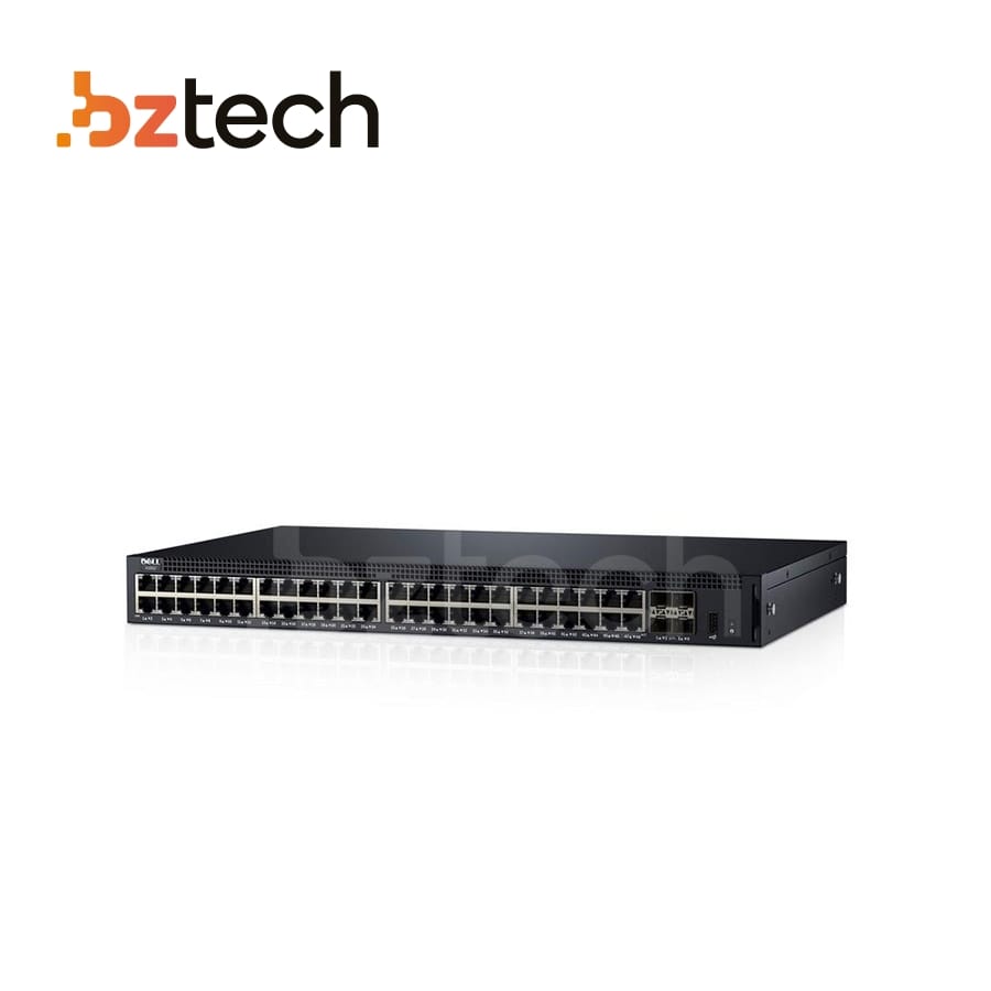 Switch Dell X1052 Gerenciável - 48 Portas Gigabit e 4 Portas SFP