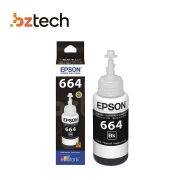 Refil de Tinta Original Epson Preto T664 - 70ml