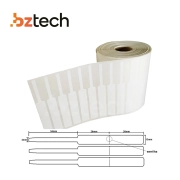 Etiqueta para Jóias Adesiva BOPP 106x13mm, 1 Pol e 1 Col (Caixa 10 Rolos) - 2.000 Etiquetas por Rolo Etiqueta para Jóias Adesiva BOPP 106x13mm, 1 Pol e 1 Col (Caixa 10 Rolos) - 2.000 Etiquetas por Rolo