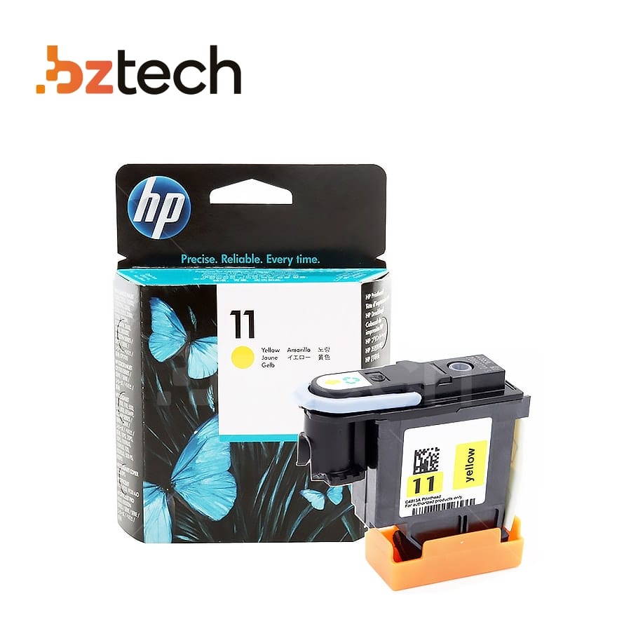 HP プリントヘッド11 イエロー　C4813A Cabeça de Impressão Original HP 11 (C4813A) | Bz Tech