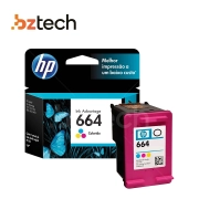 Cartucho de Tinta Original HP Tricolor 664 - 2ml (100 Impressões)