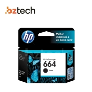 Cartucho de Tinta Original HP Preto 664 - 2ml (100 Impressões)