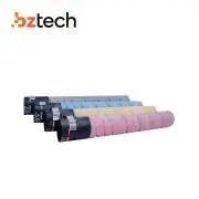 Refil de Toner Original Konica Minolta TN620 para Impressora Bizhub C258 (Kit 4 cores CMYK)