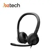 Headset Logitech H390 Stereo USB - Preto