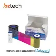 Ribbon Original Datacard Colorido para Impressora SD260, SD360, SD460 - YMCKT 500 Impressões