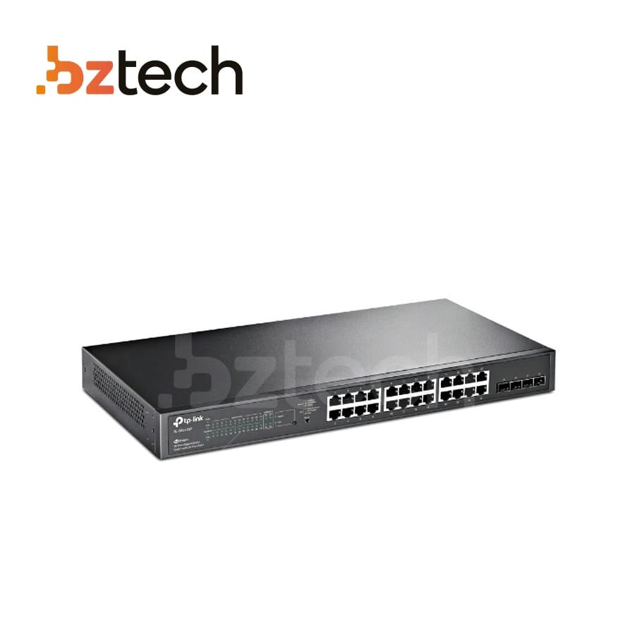 Switch TP-Link JetStream TL-SG2428P - 24 PoE+ e 4 SFP | Bz Tech