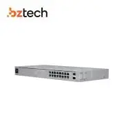 Switch Ubiquiti UniFi USW-16-POE Gerenciável - 16 Portas Gigabit, 8 Portas PoE+ (42W) e 2 Portas SFP