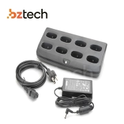 Berço Zebra para Leitor CS4070 - 8 Posições (Necessário Cabo AC e Cabo DC)