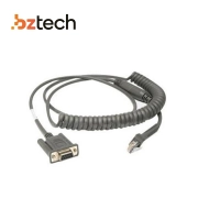 Cabo Zebra Serial RS232 para Leitor - Espiral 2,8 metros (Não Necessita Fonte) Cabo Zebra Serial RS232 para Leitor - Espiral 2,8 metros (Não Necessita Fonte)