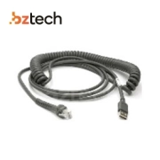 Cabo Zebra USB para Leitor DS3508 e VC5090 - Espiral 2,8 metros Cabo Zebra USB para Leitor DS3508 e VC5090 - Espiral 2,8 metros