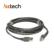 Cabo Zebra USB para Leitor - Liso 4,6 metros Cabo Zebra USB para Leitor - Liso 4,6 metros