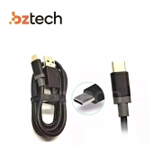 Cabo USB para Coletor Zebra EC30, TC20, TC21, TC25, TC26, MC2200, MC2700, MC93 e CS6080
