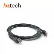 Cabo Zebra USB para Leitor LI3608, LI3678, DS3608 e DS3678 - Liso 2,1 metros Cabo Zebra USB para Leitor LI3608, LI3678, DS3608 e DS3678 - Liso 2,1 metros