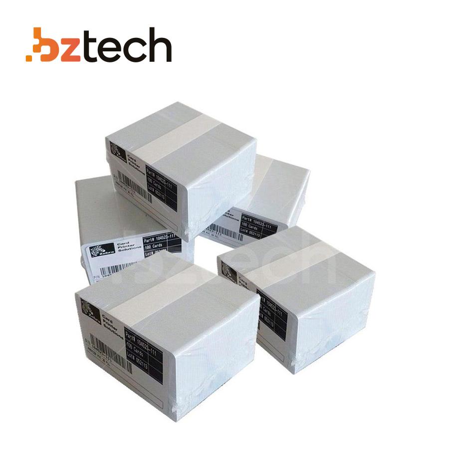 Cartão PVC Branco Zebra 500 Unidades | Bz Tech