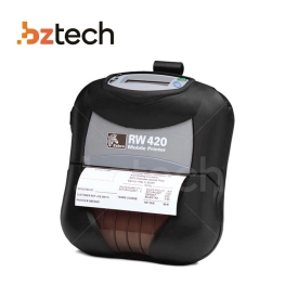 Zebra Impressora Etiquetas Portatil Rw420 203dpi Bluetooth