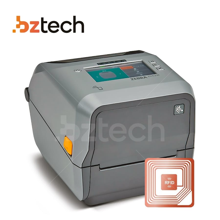 Impressora de Etiquetas Zebra ZD621R 203dpi com RFID - USB, Serial