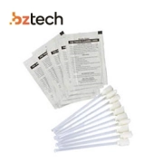 Kit Limpeza Zebra para Impressora de Cartão - 50 Cartões e 25 Cotonetes Kit Limpeza Zebra para Impressora de Cartão - 50 Cartões e 25 Cotonetes