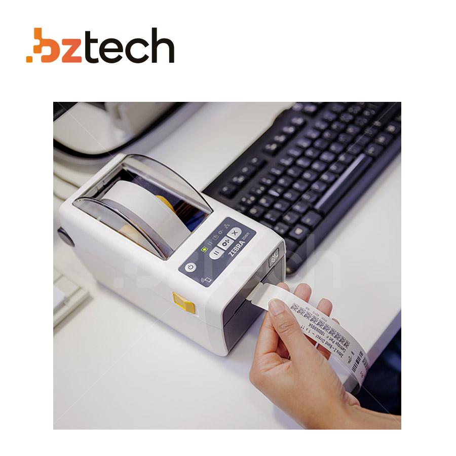 Pulseira Zebra Adulto Branca Etiquetas 10035249 | Bz Tech