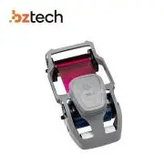 Ribbon Original Zebra Colorido para Impressora ZC300 - YMCKLL - Frente Colorida com Duplo Overlay (200 Impressões)