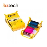 Ribbon Original Zebra Colorido para Impressora ZXP3 - YMCKO - Frente Colorida com Overlay (280 Impressões)