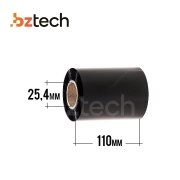 Ribbon Original Zebra 3300 Misto (Cera e Resina) 110mm x 450m - 1 Polegada Ribbon Original Zebra 3300 Misto (Cera e Resina) 110mm x 450m - 1 Polegada