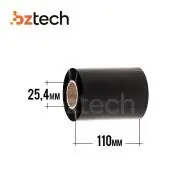 Ribbon Original Zebra 5095 Resina de Alta Performance 110mm x 450m - 1 Polegada (Caixa 6 Rolos)